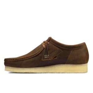 Clarks Wallabee Shoe Beeswax Leather.