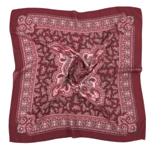 Cowboybandana retro blommig fyrkantig halsduk
