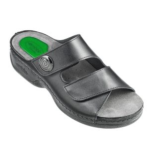 Embla Damsandal Ergoflex Gel Svart
