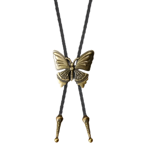 Fjäril western bolo-slips halsband