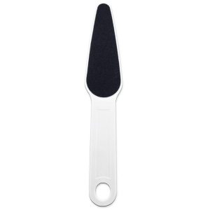 Fotfil med vitt plastskaft