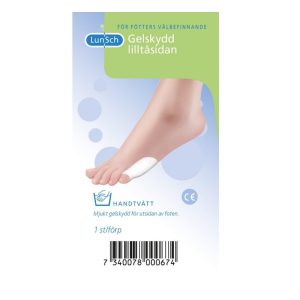 Gelskydd för lilltåsidan
