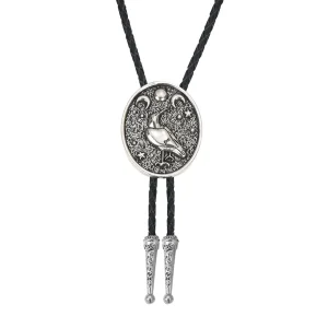 Moon raven western bolo-slips halsband