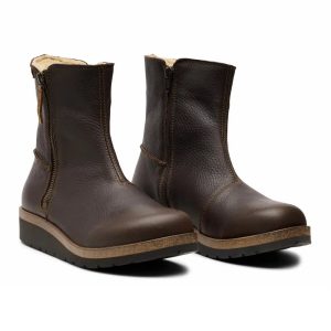 New Feet Cecilia Damboots Mörkbruna