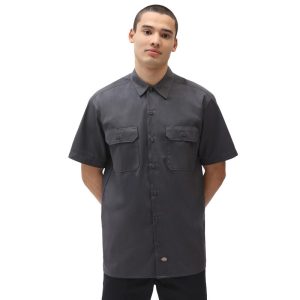 Dickies Work Shirt Charcoal Grey.
