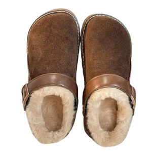 Västerländska imitationmocka plyschtofflor
