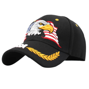 Western patriotisk amerikansk örn broderad keps