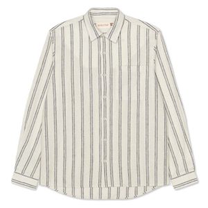 Revolution Loose Stripe Shirt, Navy.