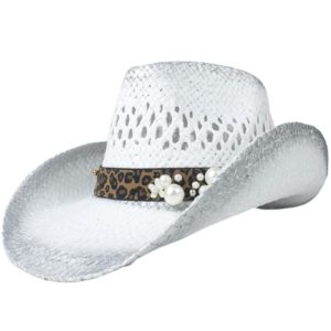 Cowboy Hatt Vit
